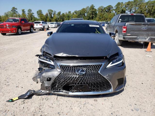 JTHGYLGF1P5002600 - 2023 LEXUS LS 500H GRAY photo 5