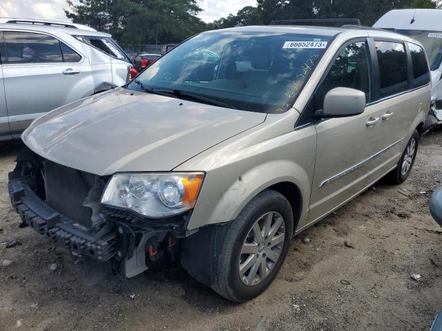 2C4RC1BG7ER402755 - 2014 CHRYSLER TOWN & COU TOURING 棕色 照片 1