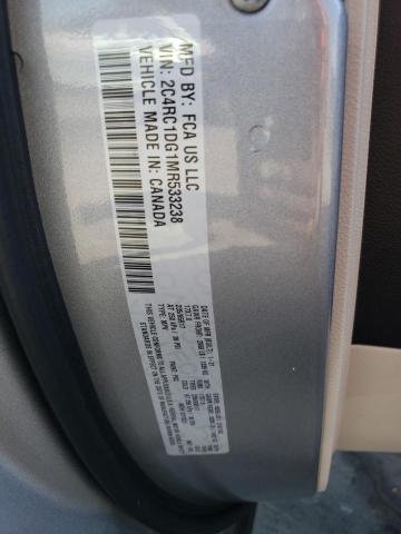 2C4RC1DG1MR533238 - 2021 CHRYSLER VOYAGER LXI SILVER photo 13