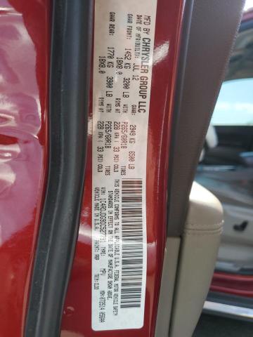 1C4RDJDG9DC527791 - 2013 DODGE DURANGO CREW RED photo 13