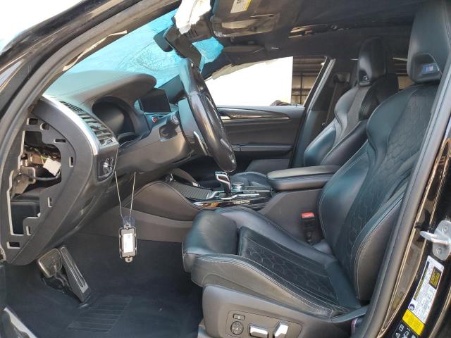 5YMUJ0C06M9G91475 - 2021 BMW X4 M COMPETITION Czarny zdjęcie 7
