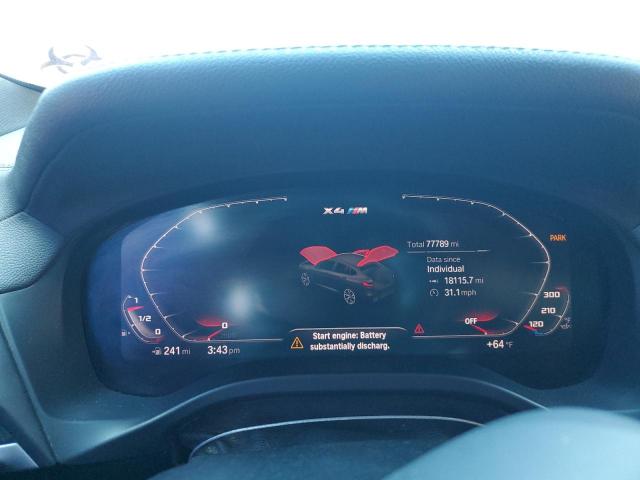 5YMUJ0C06M9G91475 - 2021 BMW X4 M COMPETITION Czarny zdjęcie 9