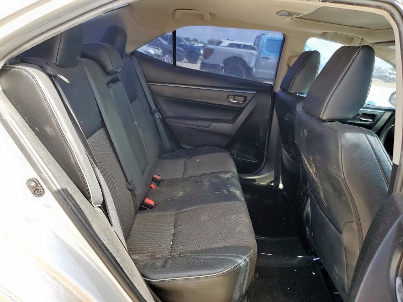 5YFBURHE0GP525089 - 2016 TOYOTA COROLLA L SILVER photo 10