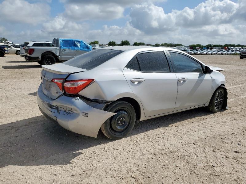 5YFBURHE0GP525089 - 2016 TOYOTA COROLLA L SILVER photo 3