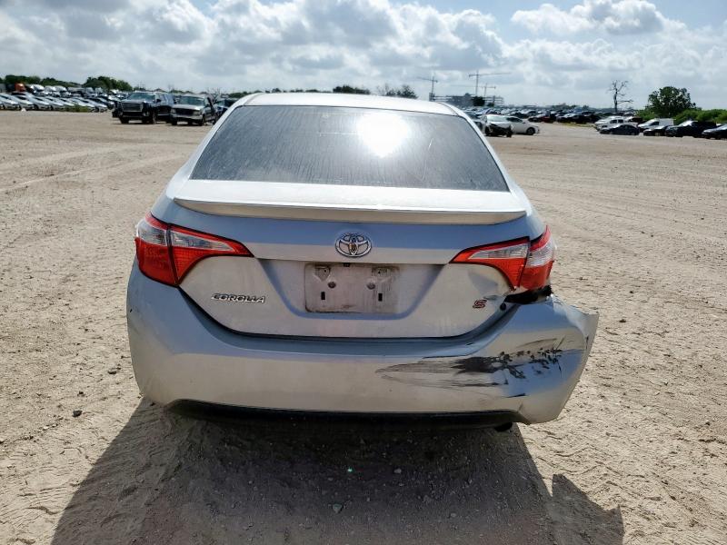 5YFBURHE0GP525089 - 2016 TOYOTA COROLLA L SILVER photo 6