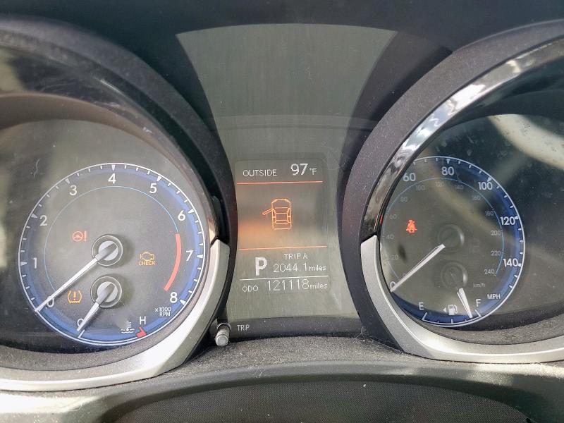 5YFBURHE0GP525089 - 2016 TOYOTA COROLLA L SILVER photo 9