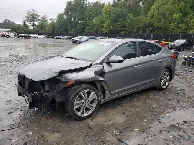 KMHD84LF1HU285521 - 2017 HYUNDAI ELANTRA SE GRAY photo 1