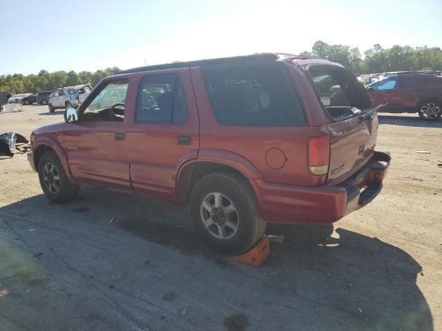 1GHDT13W8W2720667 - 1998 OLDSMOBILE BRAVADA RED photo 2