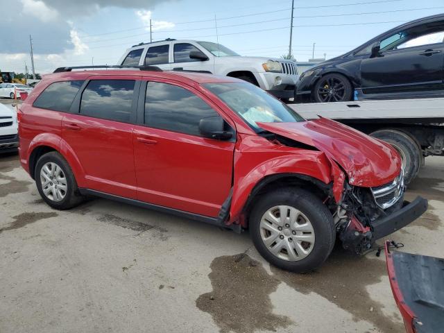 3C4PDCAB0HT558577 - 2017 DODGE JOURNEY SE RED photo 4