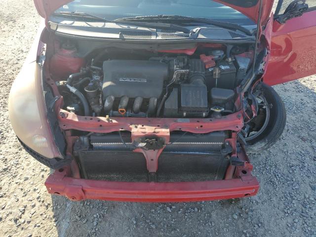 JHMGD38607S021697 - 2007 HONDA FIT S RED photo 11