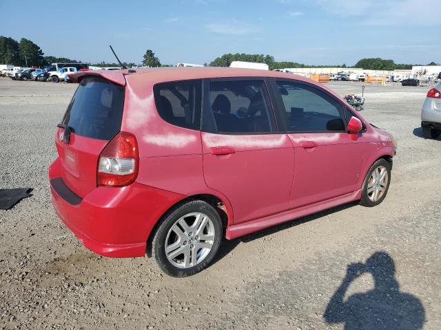 JHMGD38607S021697 - 2007 HONDA FIT S RED photo 3