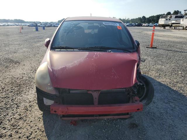 JHMGD38607S021697 - 2007 HONDA FIT S RED photo 5