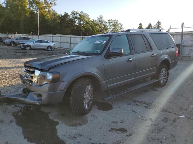 1FMJK2A57CEF64168 - 2012 FORD EXPEDITION EL LIMITED GRAY photo 1