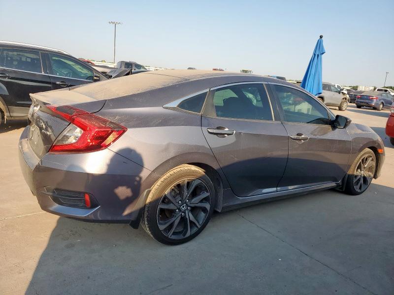 2HGFC2F89LH545433 - 2020 HONDA CIVIC SPORT GRAY photo 3