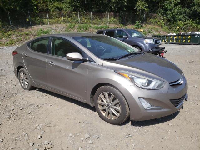 5NPDH4AE2FH607976 - 2015 HYUNDAI ELANTRA SE TAN photo 4