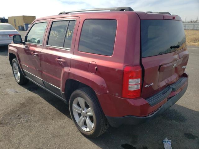 1C4NJRFB5GD501534 - 2016 JEEP PATRIOT LATITUDE MAROON photo 3