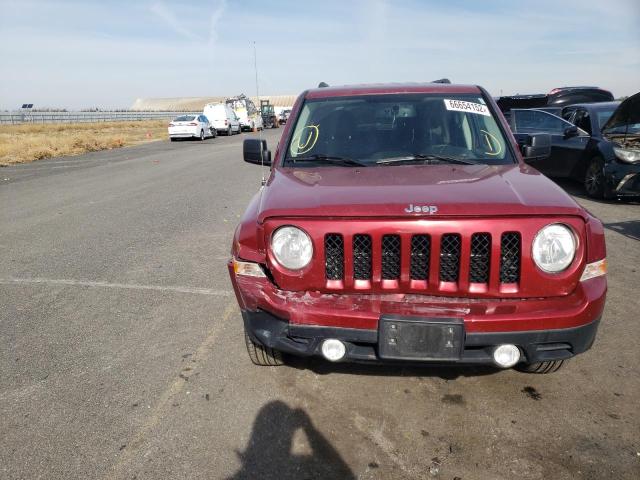 1C4NJRFB5GD501534 - 2016 JEEP PATRIOT LATITUDE MAROON photo 9