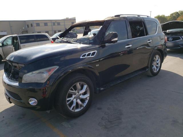 JN8AZ2NE5E9068828 - 2014 INFINITI QX80 BLACK photo 1