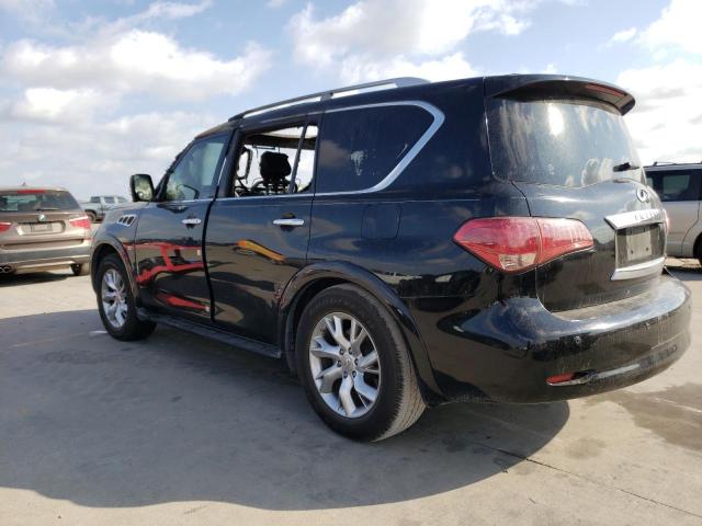 JN8AZ2NE5E9068828 - 2014 INFINITI QX80 BLACK photo 2