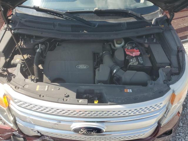 1FM5K7D88FGA64758 - 2015 FORD EXPLORER XLT MAROON photo 12