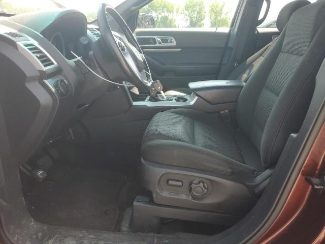 1FM5K7D88FGA64758 - 2015 FORD EXPLORER XLT MAROON photo 7
