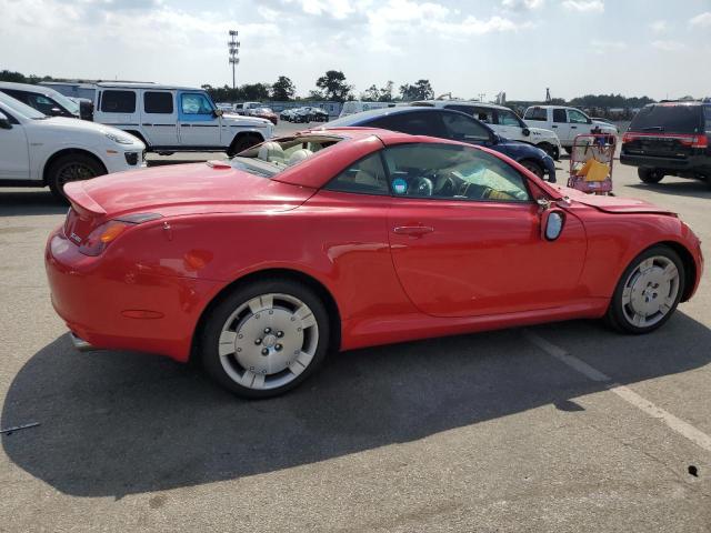 JTHFN48Y220002721 - 2002 LEXUS SC 430 RED photo 3