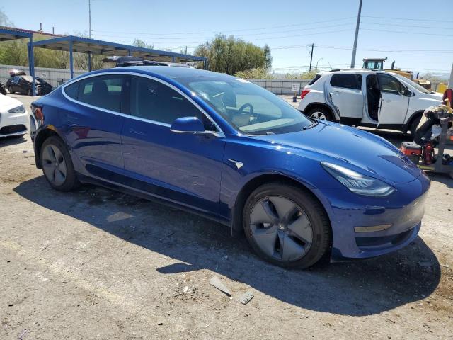 5YJ3E1EA6LF739806 - 2020 TESLA MODEL 3 BLUE photo 4