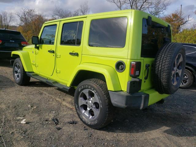 1C4BJWEG0GL318840 - 2016 JEEP WRANGLER U SAHARA GREEN photo 3