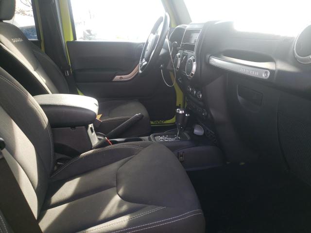 1C4BJWEG0GL318840 - 2016 JEEP WRANGLER U SAHARA GREEN photo 5