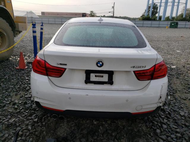 WBA4J3C5XJBG96542 - 2018 BMW 430XI GRAN COUPE WHITE photo 6