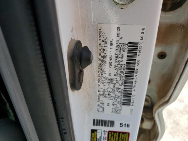 3TMLU4EN8FM181559 - 2015 TOYOTA TACOMA DOUBLE CAB 白色 照片 12