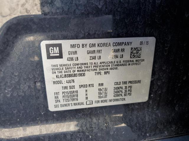 KL4CJBSB8GB519830 - 2016 BUICK ENCORE CONVENIENCE 黑色 照片 13