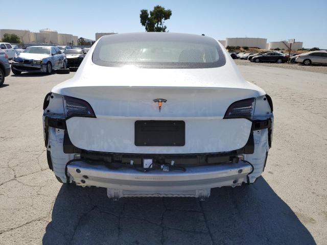 5YJ3E1EA5NF153262 - 2022 TESLA MODEL 3 WHITE photo 6