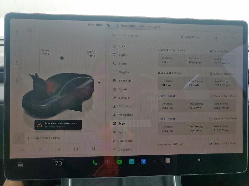 7SAYGDED4TA439726 - 2026 TESLA MODEL Y გრაფიტი ფოტო 9