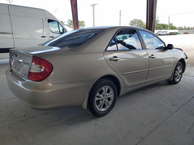 4T1BF32K14U581154 - 2004 TOYOTA CAMRY LE TAN photo 3