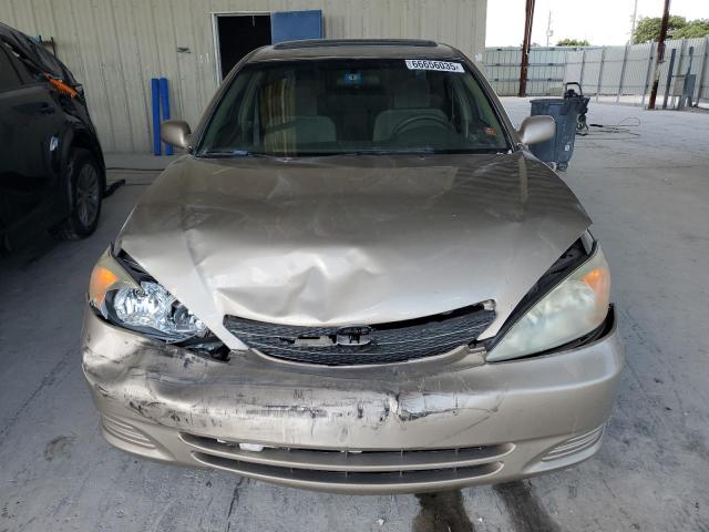 4T1BF32K14U581154 - 2004 TOYOTA CAMRY LE TAN photo 5