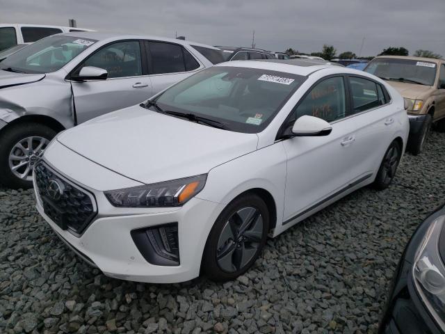 KMHC05LC5MU251039 - 2021 HYUNDAI IONIQ LIMITED WHITE photo 1