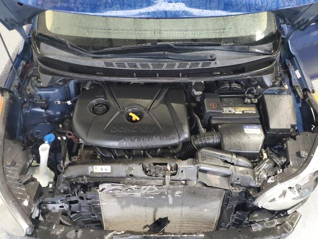 KMHDH4AE9DU561917 - 2013 HYUNDAI ELANTRA GLS BLUE photo 11