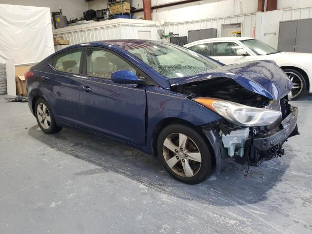 KMHDH4AE9DU561917 - 2013 HYUNDAI ELANTRA GLS BLUE photo 4