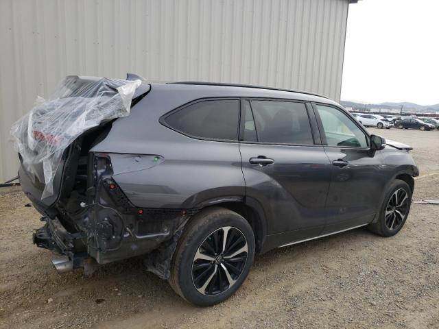 5TDLZRBH3MS159348 - 2021 TOYOTA HIGHLANDER XSE GRAY photo 3