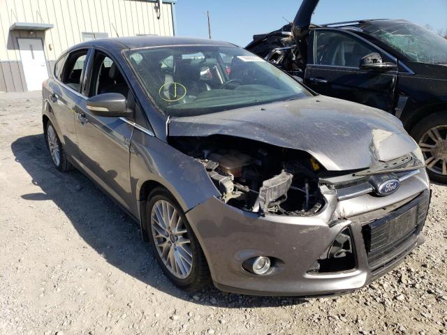 1FADP3N29EL244427 - 2014 FORD FOCUS TITANIUM GRAY photo 1