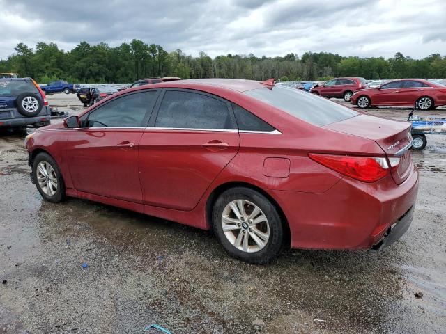 5NPEB4AC4EH944054 - 2014 HYUNDAI SONATA GLS RED photo 2