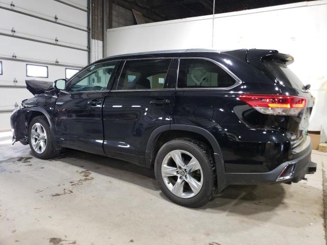 5TDDGRFH5HS032112 - 2017 TOYOTA HIGHLANDER HYBRID LIMITED BLACK photo 2