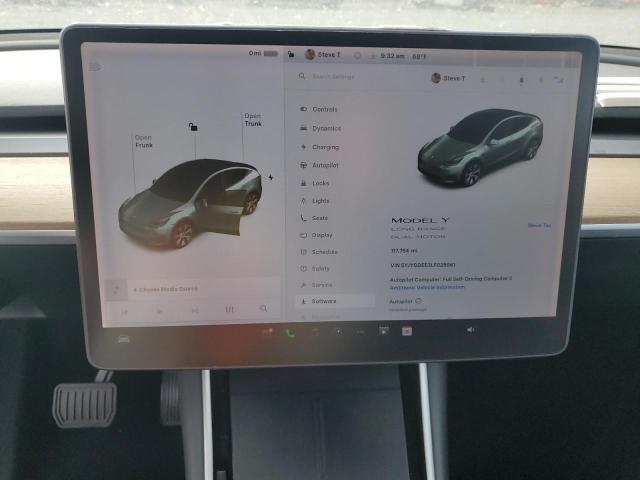 5YJYGDEE3LF025961 - 2020 TESLA MODEL Y 灰色 照片 9