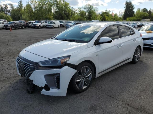 KMHC05LC5JU064959 - 2018 HYUNDAI IONIQ LIMITED WHITE photo 1