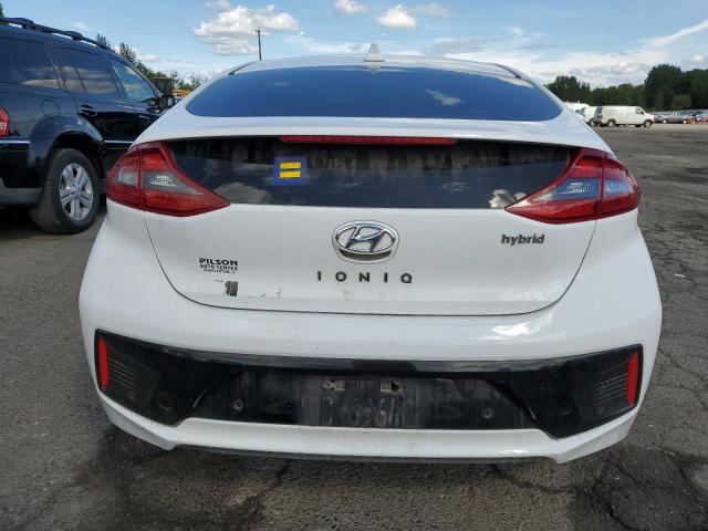 KMHC05LC5JU064959 - 2018 HYUNDAI IONIQ LIMITED WHITE photo 6