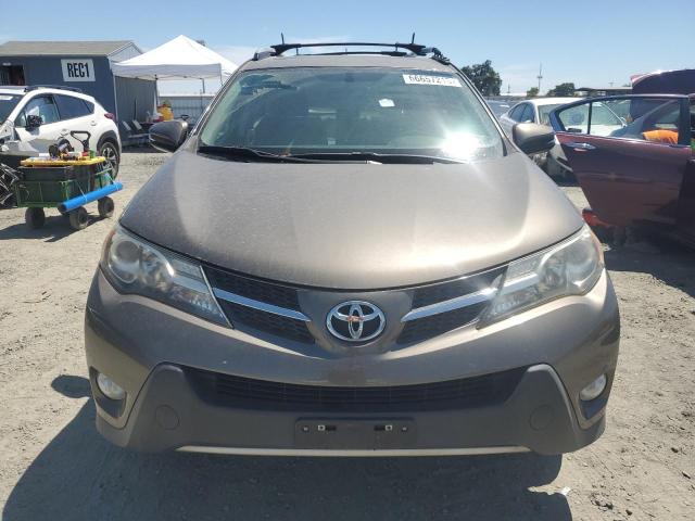 JTMWFREV9FD056215 - 2015 TOYOTA RAV4 XLE BROWN photo 5