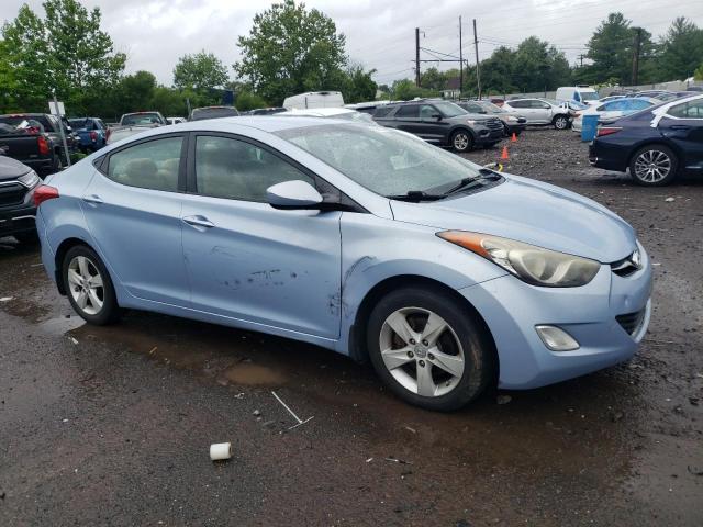 KMHDH4AE6CU393071 - 2012 HYUNDAI ELANTRA GLS BLUE photo 4