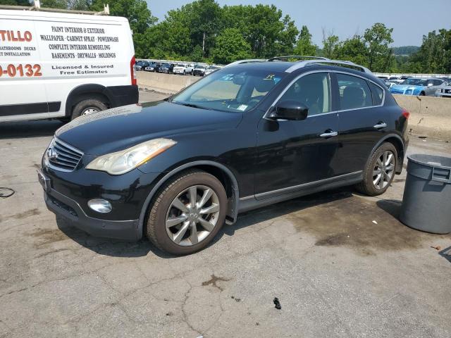 JNKAJ09F88M362198 - 2008 INFINITI EX35 BASE BLACK photo 1