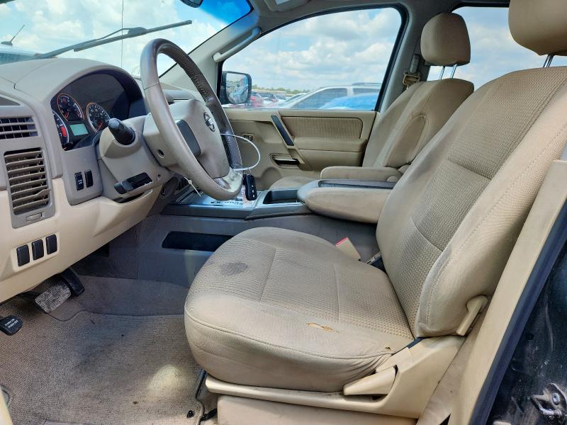 1N6BA07D48N322263 - 2008 NISSAN TITAN XE CHARCOAL photo 7